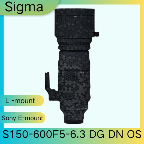 Lentes Sigma S150-600F5-6.3 DG DN OS - Pele câmera, adesivo câmera - com alta resistência a arranhões, à prova d'água e com design elegante.